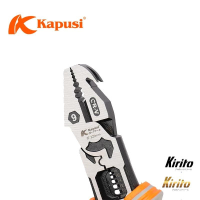 Kìm Đa Năng 9" CR-V - Kẹp, Cắt, Uốn, Tuốt Dây, Đóng Nhổ Đinh - k9021