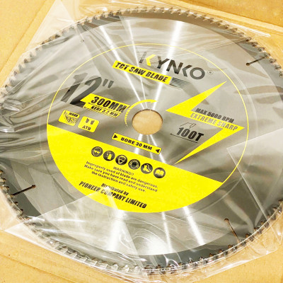 LƯỠI CƯA GỖ TCT 100 RĂNG đường kính phi Ø 300mm KYNKO WGZ300100P