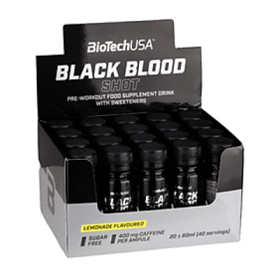 Bổ Sung Năng Lượng Pre-Workout BiotechUSA Black Blood - Dạng Chai Shot Tiện Lợi