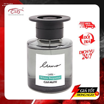 Nước Hoa Ô Tô CARMATE Luno Liquid Homme L851 White Bergamot 80ml