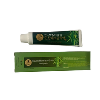 KEM ĐÁNH RĂNG MUỐI TRE INSAN - Insan Bamboo Salt Toothpaste 160g