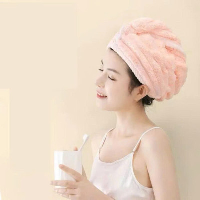 Khăn Quấn Lau Khô Tóc Nhanh – Thiết Kế Nút Cố Định, Gọn Nhẹ, Thời Trang