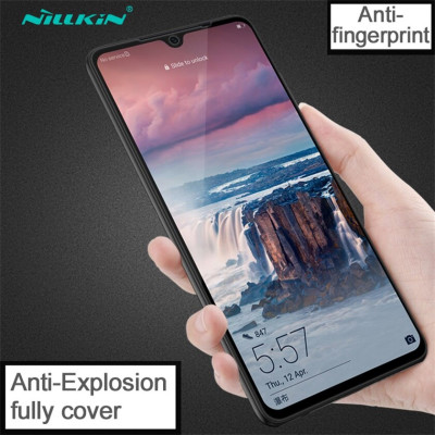 Miếng dán cường lực 3D full màn hình  cho Huawei P30 hiệu Nillkin XD CP + Max (Chất liệu kính ACC nhật bản, Full 3D, độ nét HD, vát mỏng 0.3mm) - Hàng chính hãng