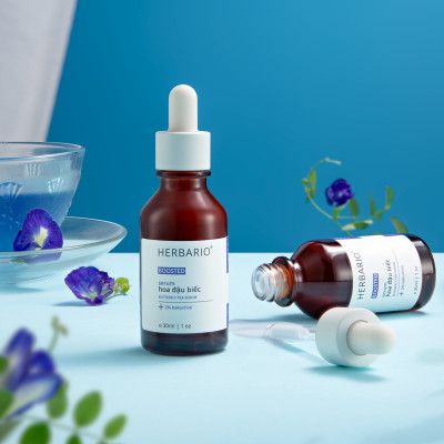 BOOSTED Serum hoa đậu biếc Herbario 30ml tái tạo, cấp ẩm