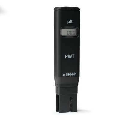 Bút Đo Nhanh Độ Dẫn (EC) Thang Thấp từ 0.0 đến 99.9 µS/cm Trực Tiếp Trong Nước Tinh Khiết, Nước RO, Nước Lọc Nhỏ Gọn (PWT) HANNA HI98308 - Bảo Hành Chính Hãng