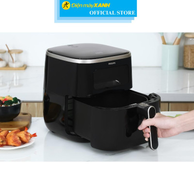 Nồi chiên không dầu Philips HD9257/80 5.6 lít - Hàng Chính Hãng