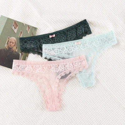 Combo 5 Quần Lót Nữ Lọt Khe Ren Hoa Hồng Voronin 8154 – Siêu Mảnh, Thoáng Mát, Tôn Dáng