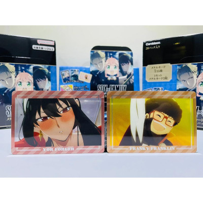 Thẻ Sưu Tập Nhân Vật Spy X Family - Bandai Spy X Family Metal Card Collection Vol.2 SF-MC02 (2 Card Ngẫu Nhiên/Túi)
