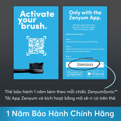 [Chính Hãng] Combo 3 Đầu Bàn Chải Điện Thay Thế Zenyum Sonic MỚI 2.0- Công Nghệ Singapore - Xanh Dương