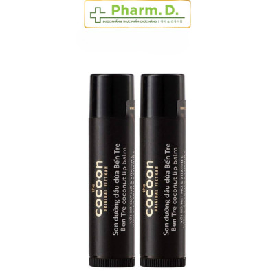 Son Dưỡng Môi Dầu Dừa Cocoon 5g – Dưỡng Ẩm Môi Khô, Giảm Nứt Nẻ, Phục Hồi Môi Thâm – Son Dưỡng Thiên Nhiên Thuần Chay