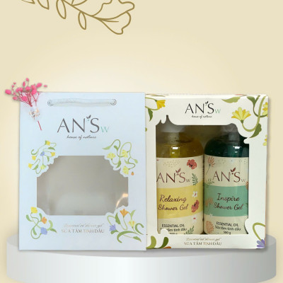 Hộp Quà Tặng Combo 2 Gel Tắm 500G AN