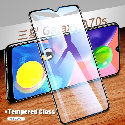 Miếng dán kính cường lực full 111D cho Samsung Galaxy A01 hiệu HOTCASE mỏng 0.3mm, độ cứng 9H - Hàng nhập khẩu