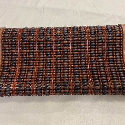 Gối Gỗ Trắc Hạt Cao Cấp - Gối Công Thái Học ( video , hình thật )