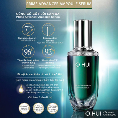 Tinh Chất Chống Lão Hóa Ngừa Nếp Nhăn Ohui Prime Advancer Ampoule Serum 50ml