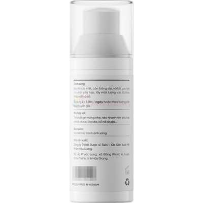 Gel DrCeutics U10 Dual Urea 10% Mattifying Hydro Boost giúp điều tiết dầu nhờn cho da căng bóng (50g) - Hàng chính hãng