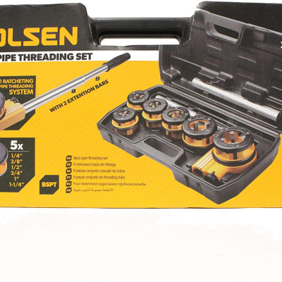 BỘ ỐNG REN 9PCS (Công nghiệp) TOLSEN 33011 - HÀNG CHÍNH HÃNG