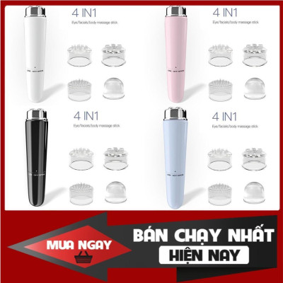 Máy Massage Thẩm Mỹ Chuyên Dụng Cho Da Mặt Mắt Môi Làm Săn Chắc Cơ Chống Lão Hóa Giảm Thâm Quầng (Hàng Chính Hãng)