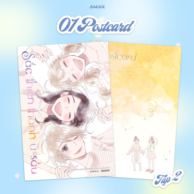 Sách - Bộ Manga Sắc Thiên Thanh U Sầu - Tập 1 + Tập 2 (Bộ 2 Tập) - Tặng Kèm PVC Photostrip + Polaroid + Postcard Hai Mặt