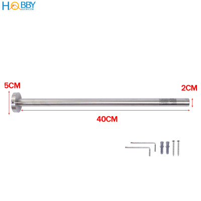 Thanh treo khăn tắm inox 304 dài 40cm mẫu khoan Hobby Home Decor GTD1