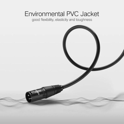 Ugreen UG20708AV130TK 1M Màu Đen Cáp nối dài Microphone cannon âm thanh - HÀNG CHÍNH HÃNG