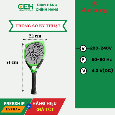Vợt muỗi Điện Quang ĐQ EMR03 WR