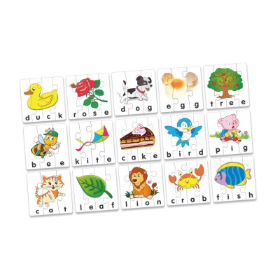 Bộ ghép hình Học chữ Tiếng Anh 1 | Winwintoys 63442 | Phát triển tư duy là logic | Đạt tiêu chuẩn CE và TCVN