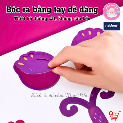 Đồ Chơi Stem Thiết Kế Mặt Nạ Giấy Hình Động Vật 3D cho bé - Animal Paper Masks Mideer