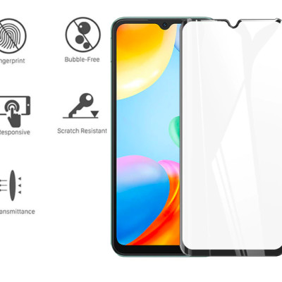 Miếng dán cường lực cho Xiaomi POCO C40 Full Keo màn hình - Hàng nhập khẩu