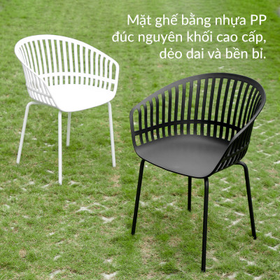 Ghế nhựa quán cà phê Morica - 395209