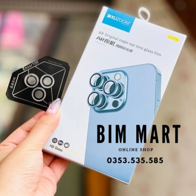 Bộ dán bảo vệ camera Kuzoom trong suốt dành cho iPhone 14/14 Plus/14 Pro/14 Pro Max - Hàng Nhập Khẩu