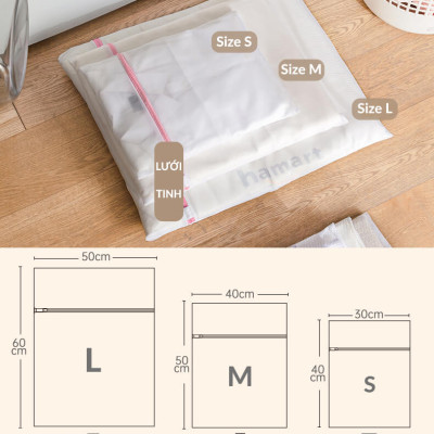 Túi Lưới Giặt Đồ Lót Túi Lưới Đựng Bảo Quản Quần Áo Vải Lưới Chất Lượng Cao