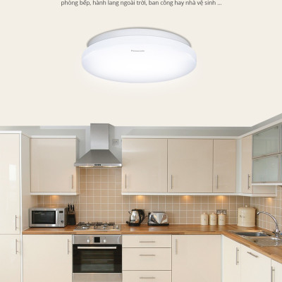 Đèn ốp trần nổi Panasonic Simple Ceiling 1G Loại đổi màu Công suất (12W,18W)
