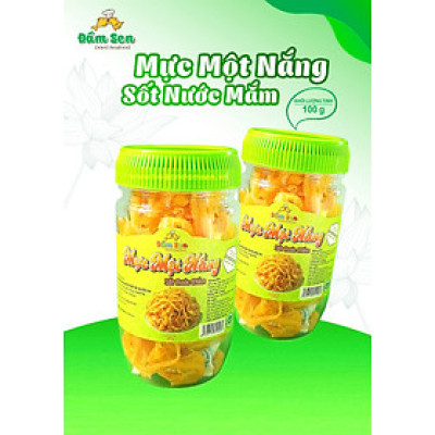 Đặc Sản Bình Thuận  - Mực Một Nắng Sốt Nước Mắm Đầm Sen - 100G