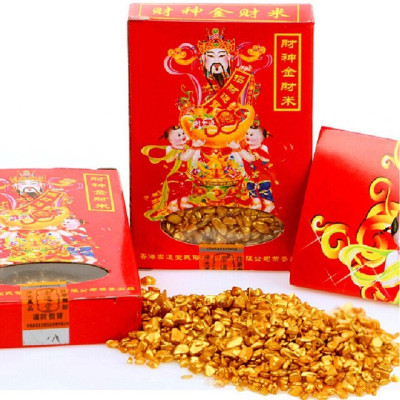 Gạo Vàng Thần Tài - Vật Phẩm Phong Thủy Chiêu Tài Lộc Trên Ban Thờ Thần Tài - Mang May Mắn Cho Ngày Vía Thần Tài - HÀNG CHÍNH HÃNG MINIIN