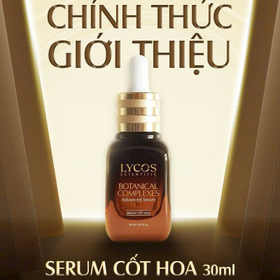 Tinh Chất Serum Cốt Hoa Lycos Serum Dưỡng Sáng Da 30 ml : dưỡng ẩm, sáng da, ngừa lão hóa, làm dịu da kích ứng