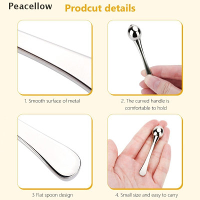 (Hàng Thép Không Gỉ) Cây Lăn Mát Xa Mắt Bằng Hợp Kim Chuyên Dụng Chất Lượng Cao Bảo Hành 1 Năm Nếu Gỉ