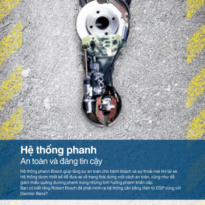 Bộ Bố Thắng Bosch Trước-Sau Cho Kia Cerato K3 (2018-2024)