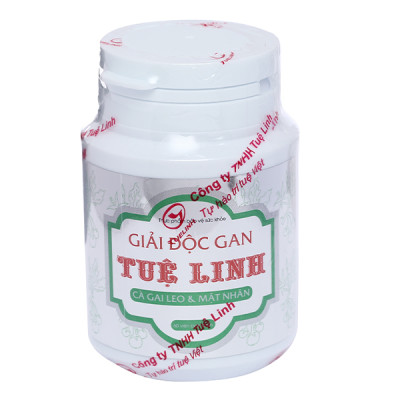 Giải Độc Gan Tuệ Linh hỗ trợ giải độc gan, hạ men gan hộp 60 viên