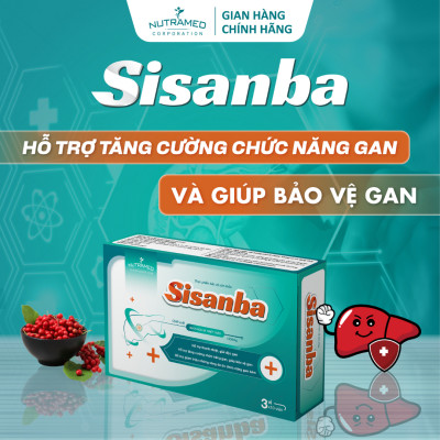 Viên uống Sisanba hỗ trợ bảo vệ và tăng cường chức năng gan (30 viên) - Nutramed