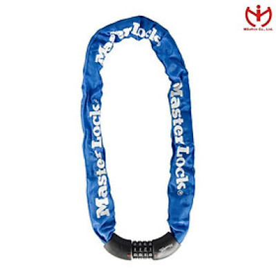 Khóa dây xích mở số Master Lock 8392 DPROCOL Khóa Xe Đạp Dài 0.9m x 8mm - MSOFT