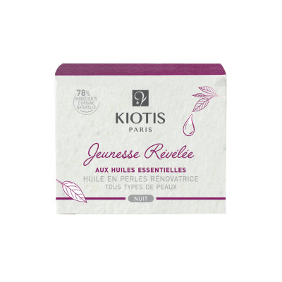 [DATE 09-2025]Viên tinh chất giảm nhăn chống lão hóa chảy sệ Kiotis Huil En Perles Renovatrice 42 viên x 0.3ml