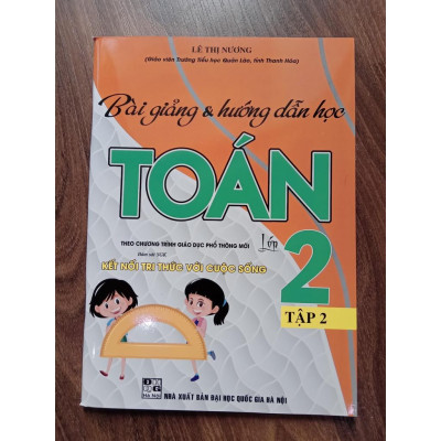Sách - Combo Bài giảng và hướng dẫn học Toán lớp 2 (2 tập)