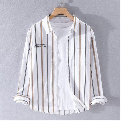 Áo Sơ Mi Nam Dài Tay Họa Tiết Sọc 621 Thời Trang Cao Cấp PONIVA Chất Vải Cao Cấp Mềm Mại Thấm Hút Mồ Hôi Tốt