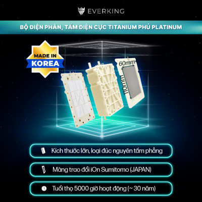 Máy Lọc Nước Điện Giải iON Kiềm EVERKING EKDeluxePlus-117  - Hàng Chính Hãng