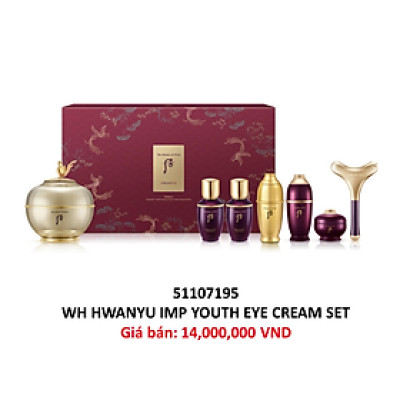 Bộ Kem dưỡng mắt thượng đỉnh WHOO HWANYU IMPERIAL YOUTH CONTOUR EYE CREAM SET