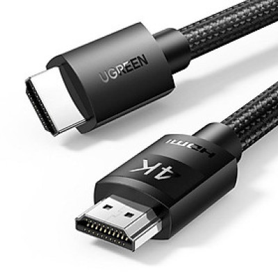 Ugreen UG40104HD119TK 10M 4K 30Hz màu đen Cáp hdmi - HÀNG CHÍNH HÃNG