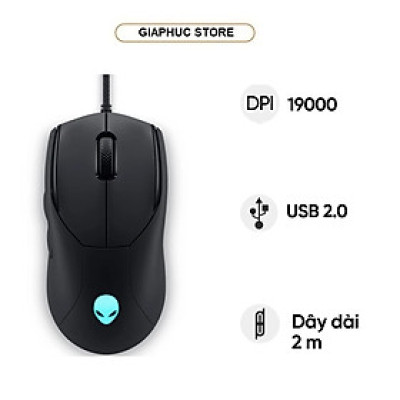 Chuột Gaming Có Dây Dell Alienware AW320M - Hàng Chính Hãng