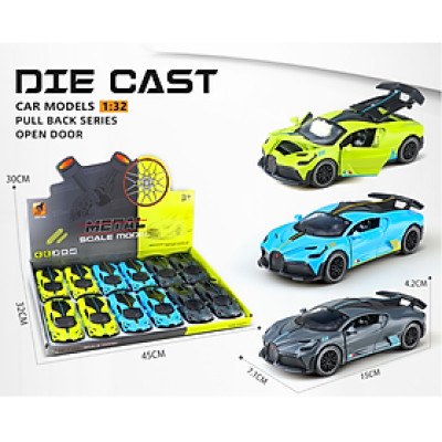 3241D Mô hình xe ô tô kim loại tỷ lệ 1:32 (KT 15x6.4x4.3cm)