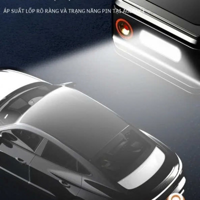 Máy Bơm Lốp Xe Điện 130PSI MH LED Thông Minh Pin Sạc Nhỏ Gọn Mạnh Mẽ Tự Động Ngắt Khi Đủ Hơi