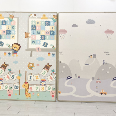 Thảm Chơi cho bé Umoo xốp XPE, Dày, Cuộn Tròn, Không Mùi, Không Thấm Nước